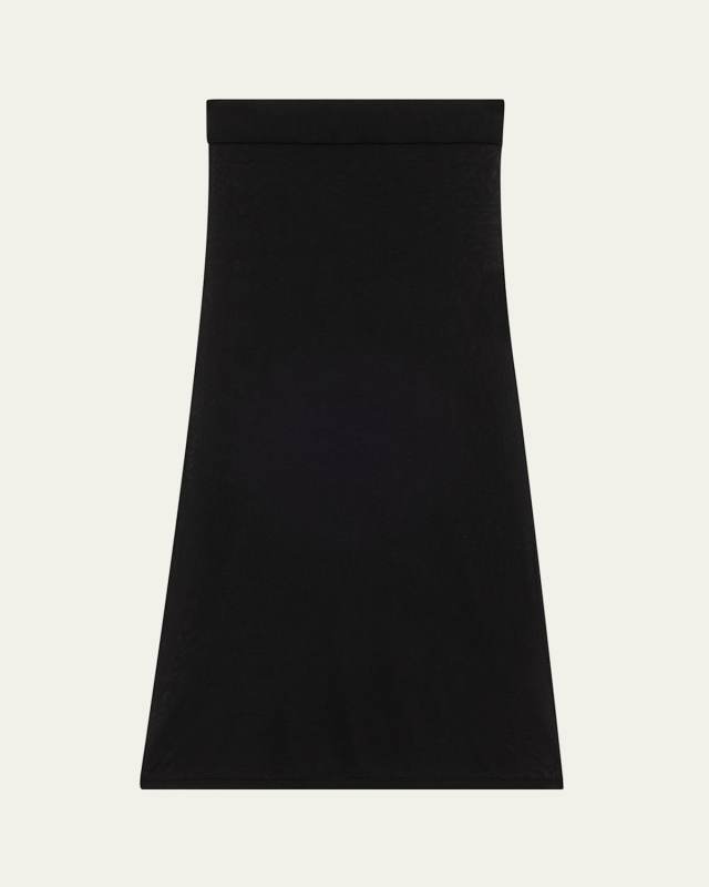 Sheer Knit Maxi Skirt
